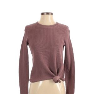 Texture and thread madewell knot top